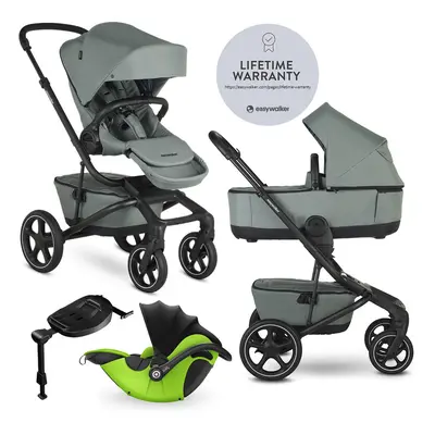 EASYWALKER - Kočárek kombinovaný Jimmey 2v1 Thyme Green LITE RWS + KIDDY Evoluna i-size 2 + zákl