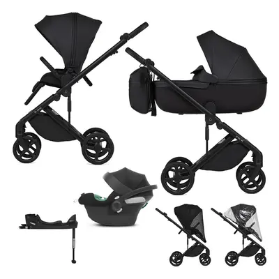 ANEX - Kočárek kombinovaný Eli Midnight + CYBEX Aton B2 i-Size + základna