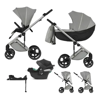 ANEX - Kočárek kombinovaný Mev Kite + CYBEX Aton B2 i-Size + základna