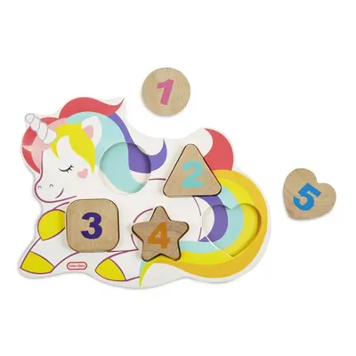 MGA - Little Tikes Wooden Critters Dřevěné puzzle s čísly, 3 druhy