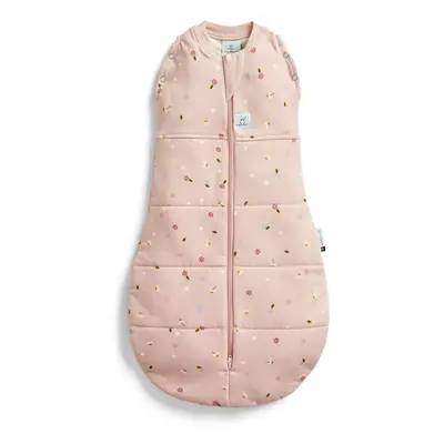 ERGOPOUCH - Zavinovačka a vak na spaní 2v1 Cocoon Daisies 0-3 m, 3-6 kg, 2,5 tog