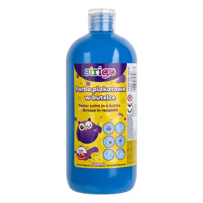 STRIGO - temperová barva 500ml modrá světlá