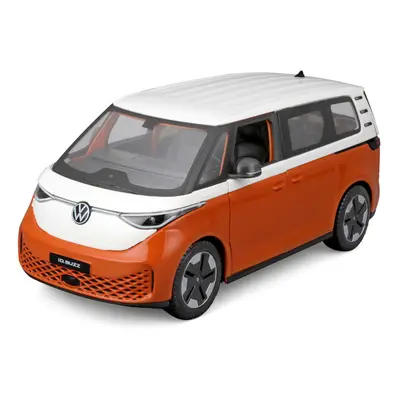 MAISTO - 2023 Volkswagen ID.Buzz, bílá, metal oranžová, 1:24