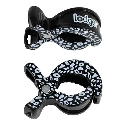 LODGER - Swaddle Clip print 2balení Black-Dot