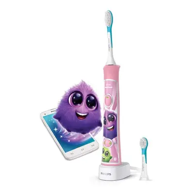 PHILIPS AVENT - Zubní kartáček elektrický dětský Sonicare růžový