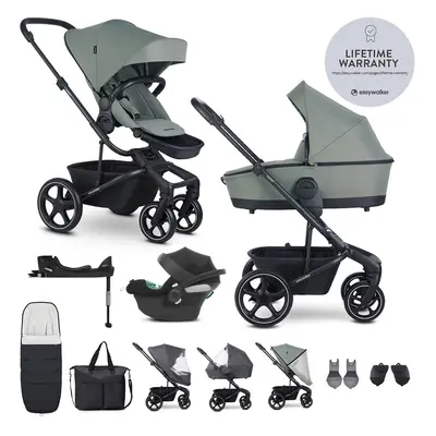 EASYWALKER - Kočárek kombinovaný Harvey⁵ Agave Green XXL RWS + CYBEX Aton B2 i-Size + základna