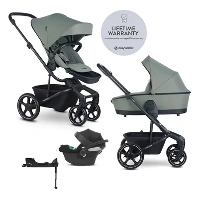 EASYWALKER - Kočárek kombinovaný Harvey⁵ 2v1 Agave Green LITE RWS + CYBEX Aton B2 i-Size + zákla