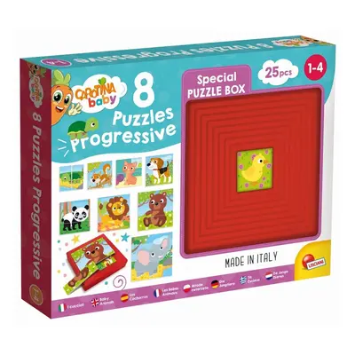 LISCIANIGIOCH - Carotina Baby 8 Puzzle - Zvířátka