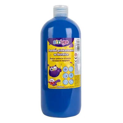 STRIGO - temperová barva 1000ml modrá