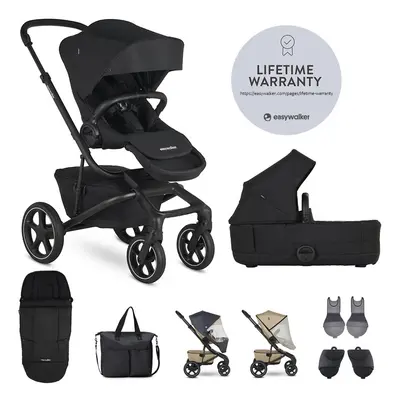 EASYWALKER - Kočárek kombinovaný Jimmey Pepper Black XXL RWS