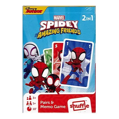 JUNIOR - Karty hrací - Černý Peter / Pexeso (2v1) Spiderman