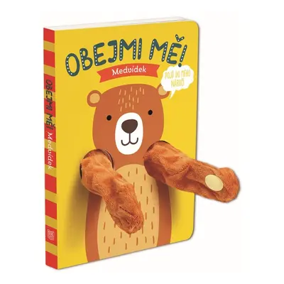 PEXI - Maňásková knížka - Obejmi mě! Medvídek