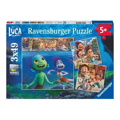 RAVENSBURGER - Disney Pixar: Luca 3x49 dílků