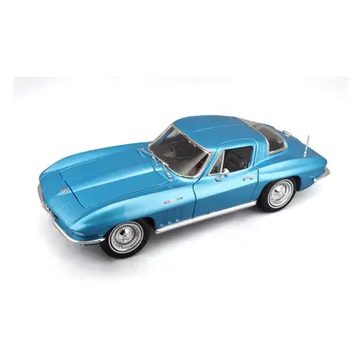 MAISTO - 1965 CHEVROLET CORVETTE, metal světle modrá, 1:18