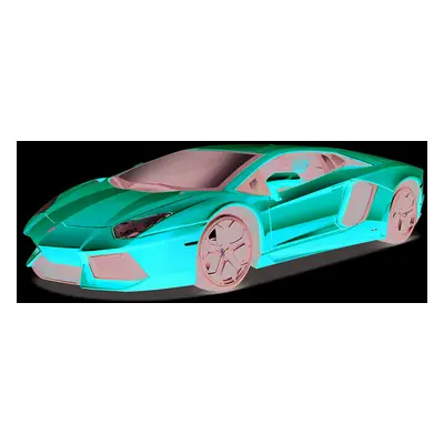 BBURAGO - Bburago 1:18 Plus Lamborghini Aventador LP700-4 Metallic Orange