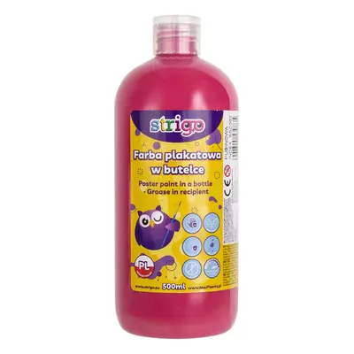 STRIGO - temperová barva 500ml rubinová