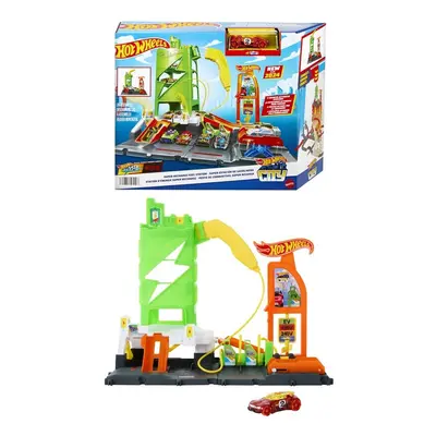 MATTEL - Hot Wheels City Super Nabíjecí Stanice