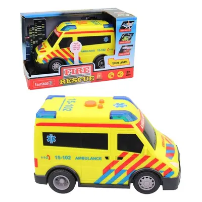 MADE - Auto ambulance,světlo, zvuk, 14 x 7 x 6 cm