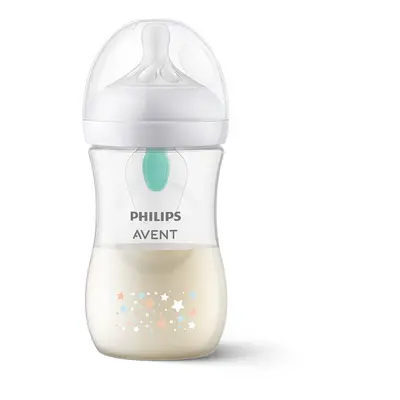 PHILIPS AVENT - Láhev Natural Response s ventilem AirFree 260 ml, 1m+, medvěd