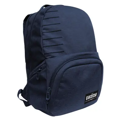 MAJEWSKI - Studentský batoh St.Right Melange navy blue BP35