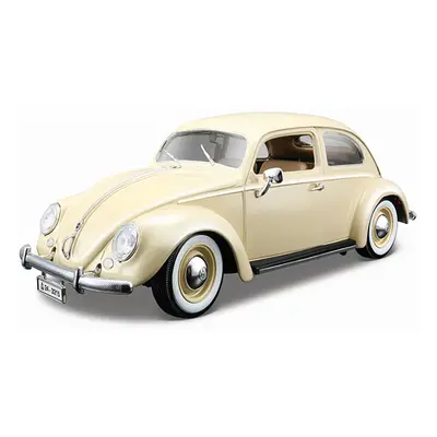 BBURAGO - 1:18 VW KAFER-BEETLE 1955 BEIGE