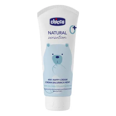 CHICCO - Krém na dětský zadeček Natural Sensation se zinkem a pantenolem 100ml, 0m+