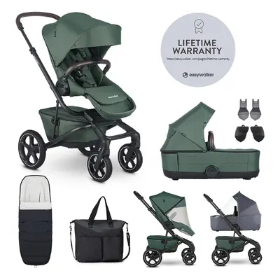 EASYWALKER - Kočárek kombinovaný Jimmey Pine Green XXL RWS