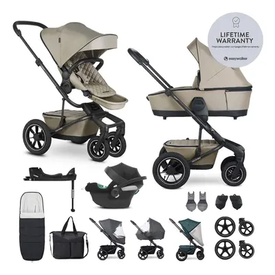 EASYWALKER - Kočárek kombinovaný Harvey⁵ Premium Pearl Taupe XXL AIR + CYBEX Aton B2 i-Size