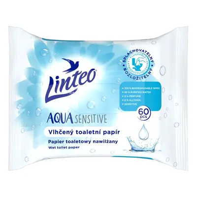 LINTEO - AQUA Sensitive Linteo 60ks vlhčený toaletní papír