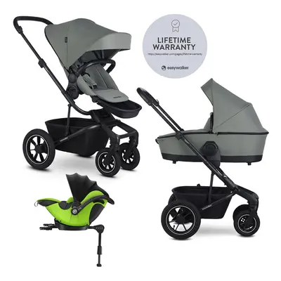 EASYWALKER - Kočárek kombinovaný Harvey? 2v1 Agave Green LITE AIR + KIDDY Evoluna i-size 2 + zák