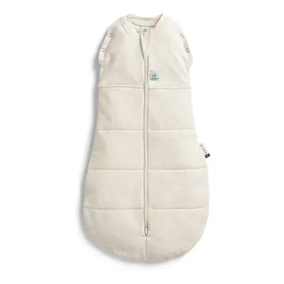 ERGOPOUCH - Zavinovačka a vak na spaní 2v1 Cocoon Oatmeal Marle 0-3 m, 3-6 kg, 2,5 tog