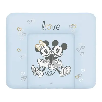 CEBA - Podložka přebalovací měkká na komodu 85x72 Disney Minnie & Mickey Blue