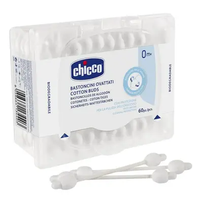 CHICCO - Tyčinky vatové anatomické 60 ks