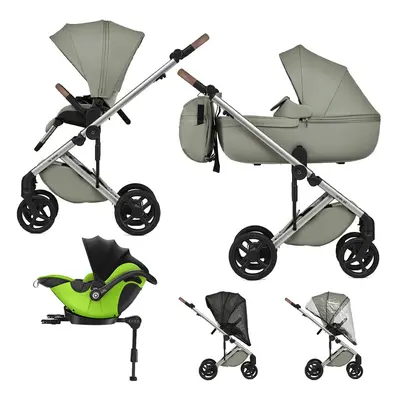 ANEX - Kočárek kombinovaný Eli Excite + KIDDY Evoluna i-size 2 + základna