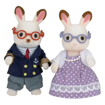 SYLVANIAN FAMILY - Babička a dědeček chocolate králíci