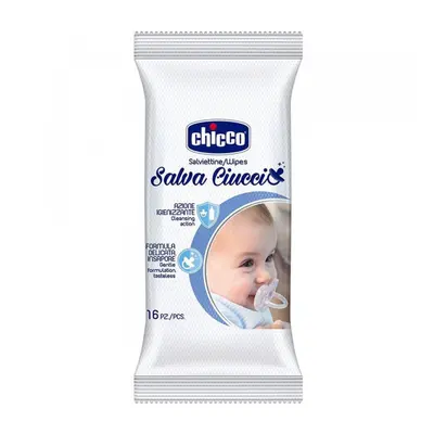 CHICCO - Ubrousky vlhčené na dudlík 16 ks