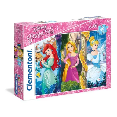 CLEMENTONI - puzzle maxi 60 Princezny