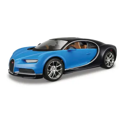 MAISTO - Bugatti Chiron, modrá, assembly line, 1:24