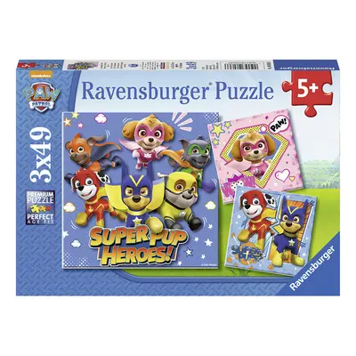 RAVENSBURGER - Tlapková Patrola 3x49 dílků