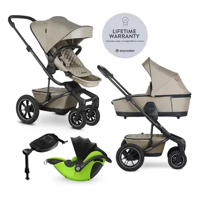 EASYWALKER - Kočárek kombinovaný Harvey? Premium 2v1 Pearl Taupe LITE AIR + KIDDY Evoluna i-size