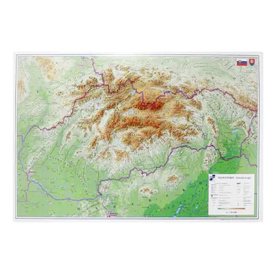 KARTON PP - Podložka na stůl - Slovenská republika 60x40cm