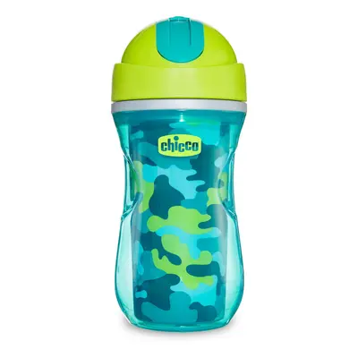 CHICCO - Hrneček Chicco Sport termo s brčkem 266 ml, zelený 14m+