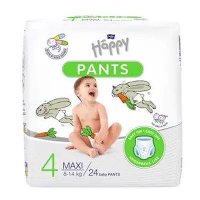 BELLAHAPPY - Pants Maxi (8-14 kg) 24 ks - jednorázové pleny