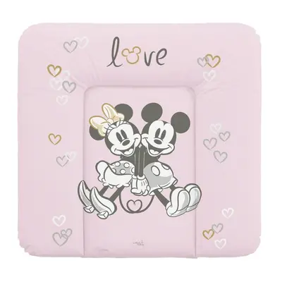 CEBA - Podložka přebalovací měkká na komodu 75x72 Disney Minnie & Mickey Pink