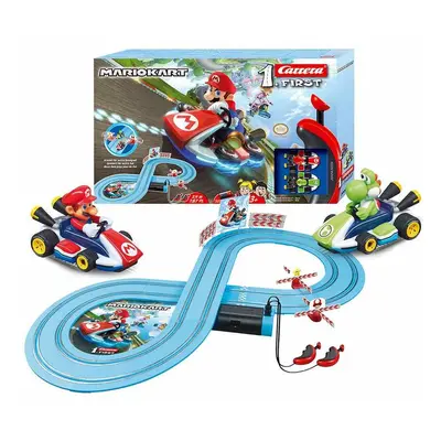 MILLY MALLY - Autodráha Carrera FIRST Nintendo Mario Kart - Mario and Yoshi 2,4 m