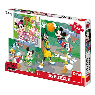 DINO - Mickey A Minnie Sportovci 3X55D