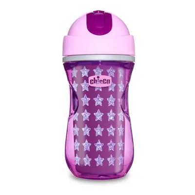 CHICCO - Hrníček Sport termo s brčkem 266 ml, růžový 14m +