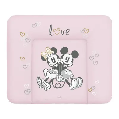 CEBA - Podložka přebalovací měkká na komodu 85x72 Disney Minnie & Mickey Pink