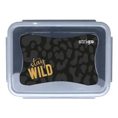 STRIGO - Box na svačinu - Stay Wild černý