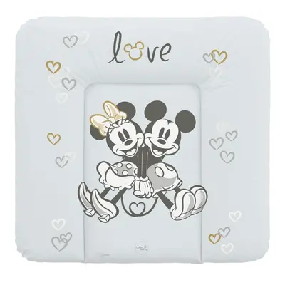 CEBA - Podložka přebalovací měkká na komodu 75x72 Disney Minnie & Mickey Grey